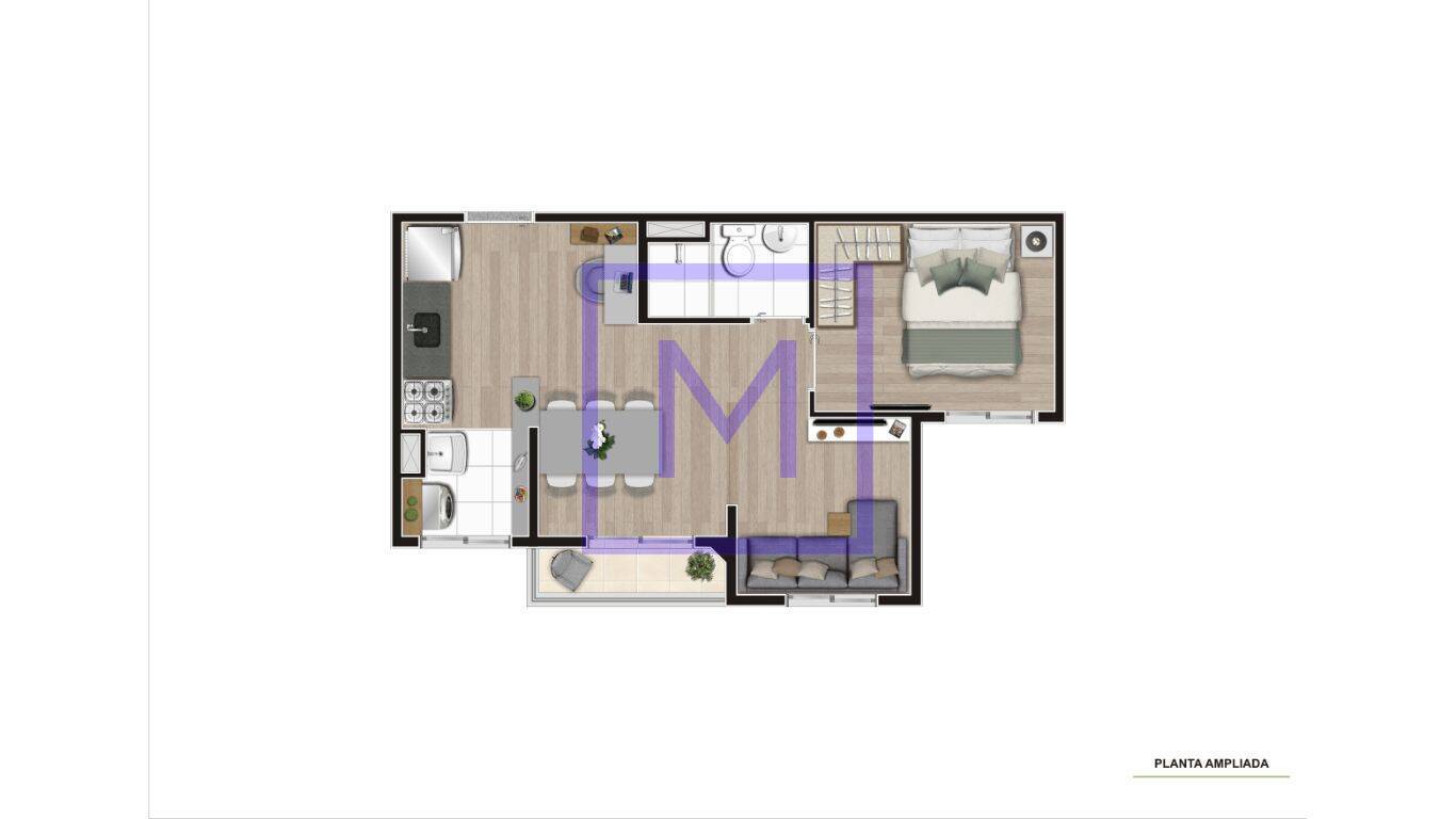 Apartamento à venda com 2 quartos, 37m² - Foto 26