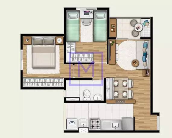 Apartamento à venda com 2 quartos, 50m² - Foto 30