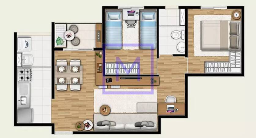 Apartamento à venda com 2 quartos, 50m² - Foto 31