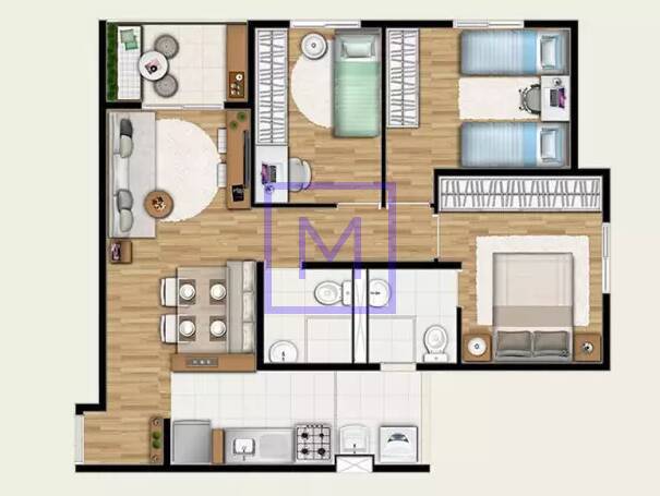 Apartamento à venda com 2 quartos, 50m² - Foto 33