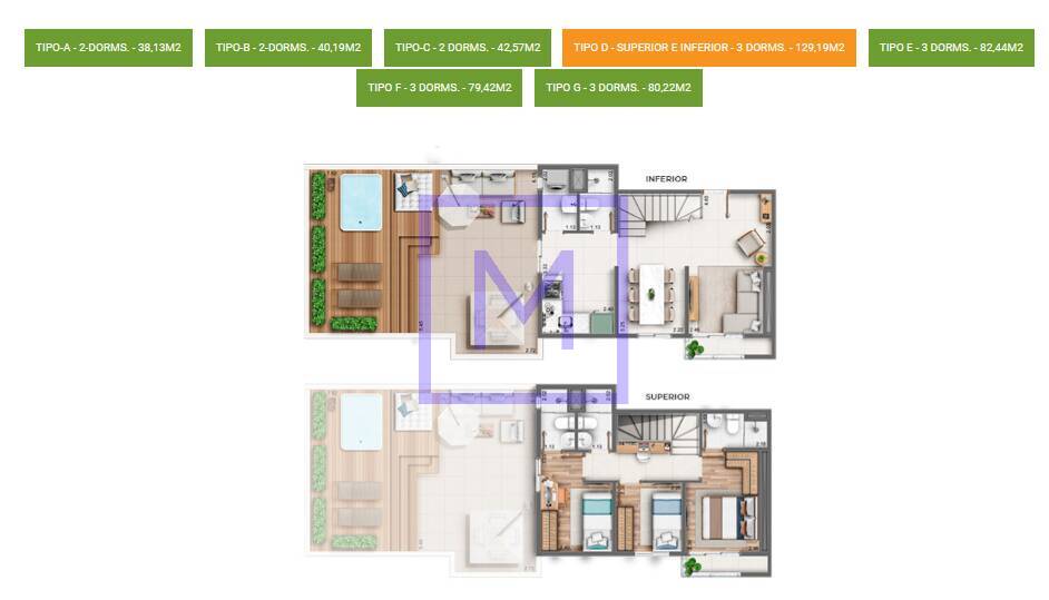 Apartamento à venda com 2 quartos, 42m² - Foto 14