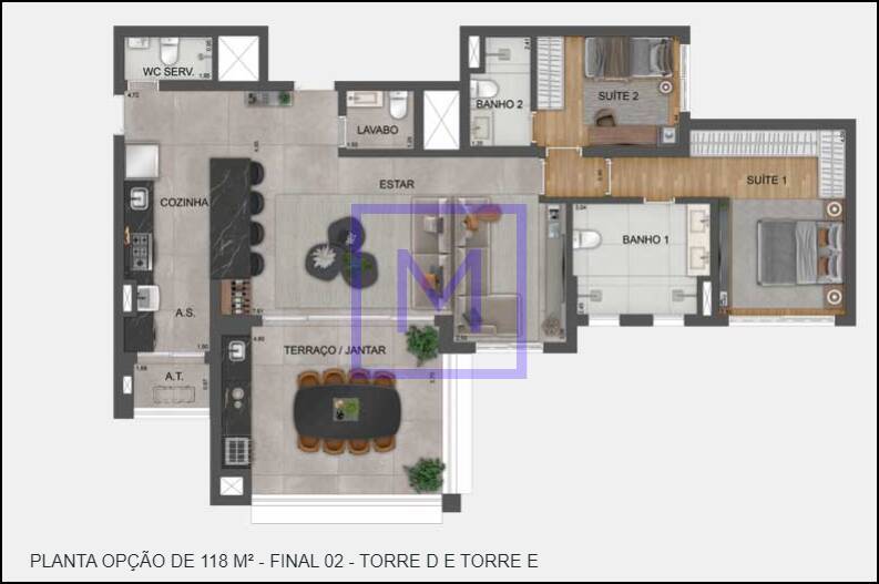 Apartamento à venda com 2 quartos, 94m² - Foto 30